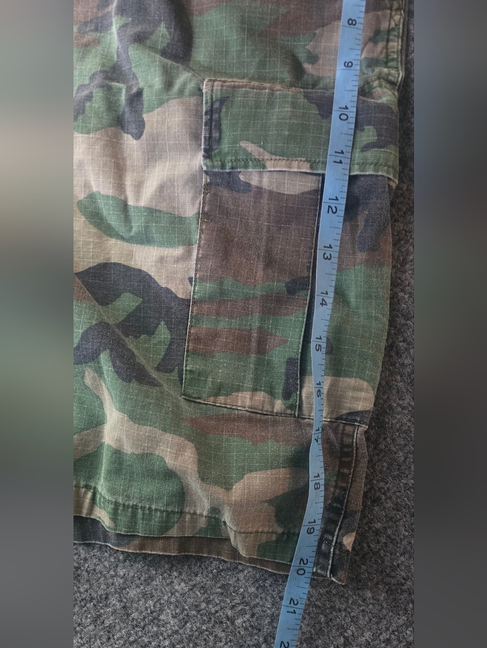 Army Fatigue Cargo Shorts Size 35in to 39in - Picture 6 of 7